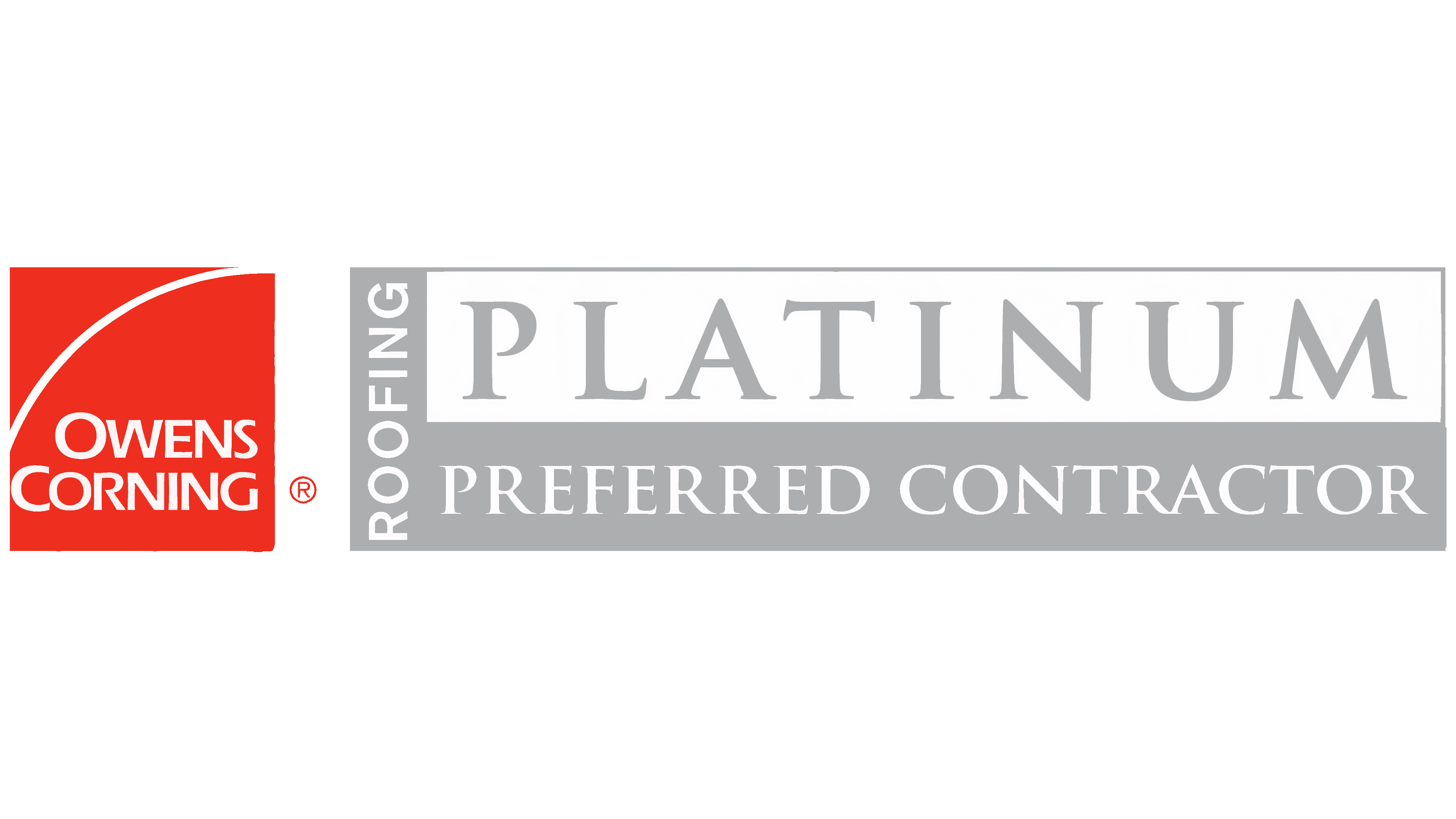 Owens Corning Platinum Preferred Contractor — top 1% of roofers nationally